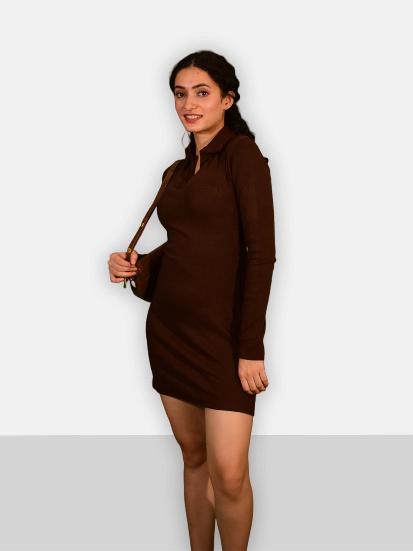 COCOA COLLARED DRESS