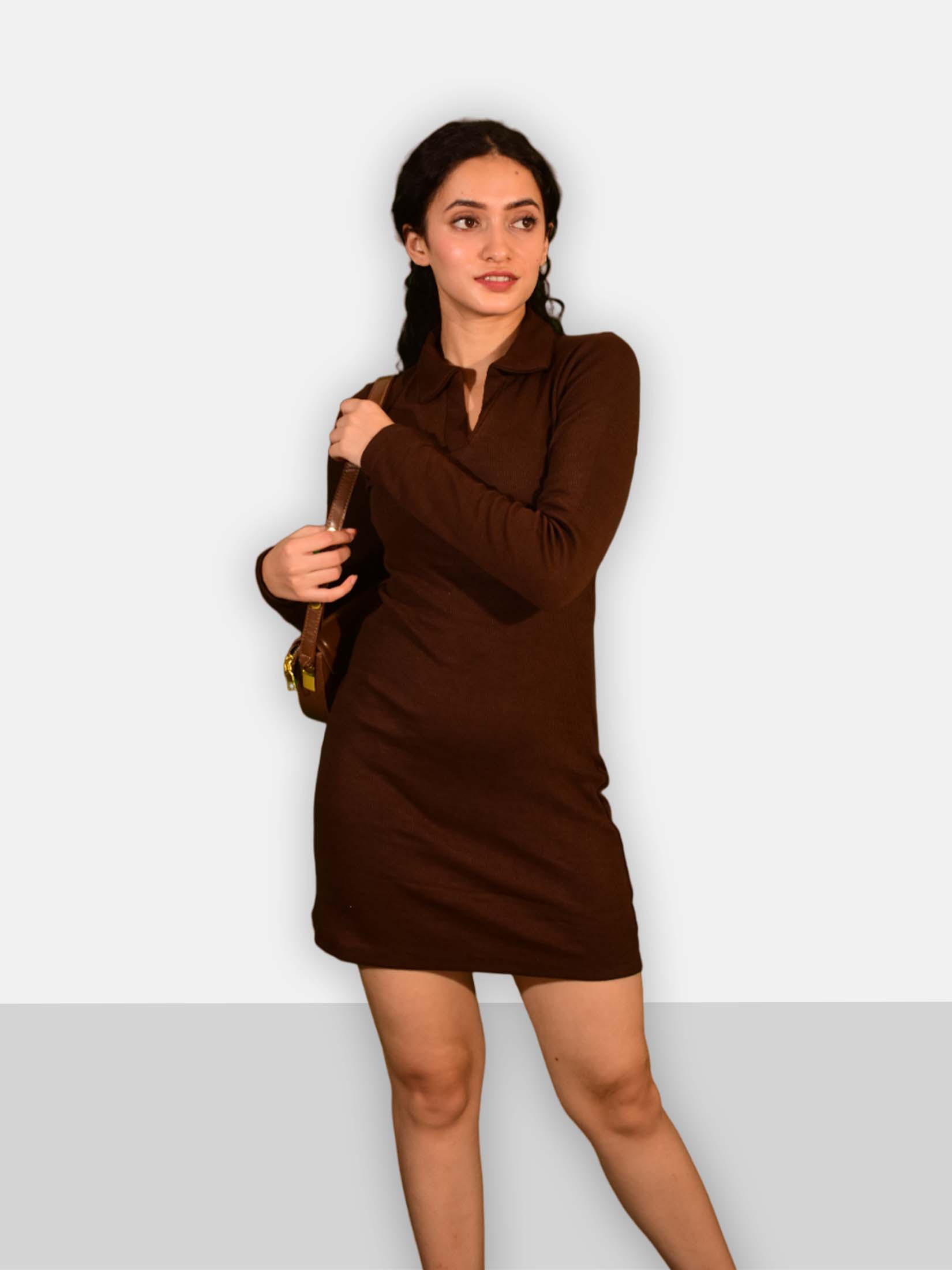 COCOA COLLARED DRESS